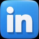 3D LinkedIn Icon